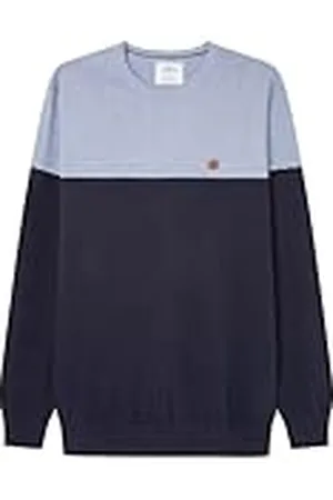 Springfield SPRINGFILED, Hombre, Jersey Básico Block, Light Blue, M