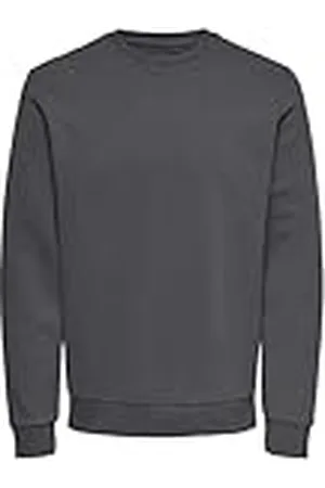 Only & Sons Onsceres Crew Neck Noos Sudadera, Gris Pinstripe, L para Hombre