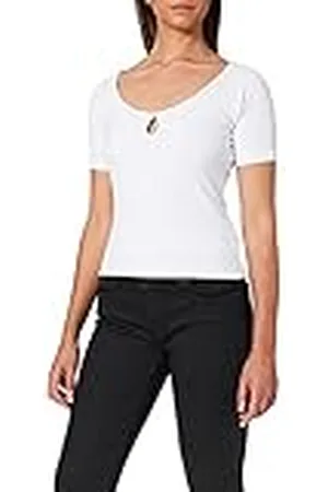 NA-KD Keyhole Jersey Top Camisa, , 2XL para Mujer
