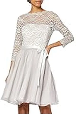 Swing Vestido Fiona Mujer, Multicolor (greywhite/silver), 48