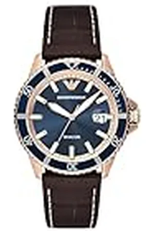 Emporio Armani Reloj Análogico-Digital para Hombres de Automático con Correa en Poliéster AR11556