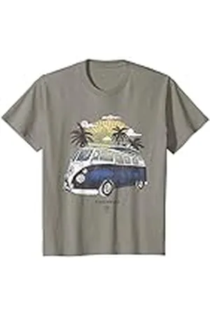 Volkswagen Niños Type 2 T1 Campervan Beach Sketch Kids Camiseta