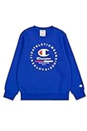 Champion Legacy Graphic Shop B (306838) -Ultra-Light Soft Compact Powerblend Fleece Crewneck Sudadera Deporte Mujer, , 3-4 años para Niños