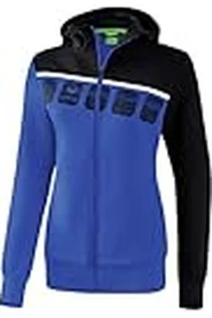 Erima 1031910 Chaqueta, Mujer, New Royal/Negro/Blanco, 40