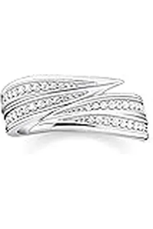 Thomas Sabo Anillo hojas plata plata de ley 925 TR2283-051-14-52
