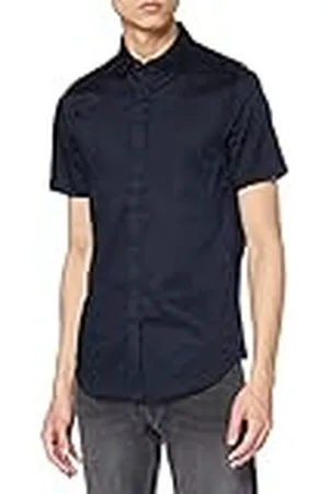 Armani Exchange Stretch Satin Slim, Camisa Hombre, , L