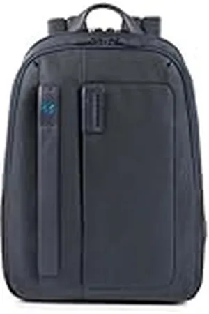 Piquadro P16 Mochila pequeña en tela y piel, , S, Negocios