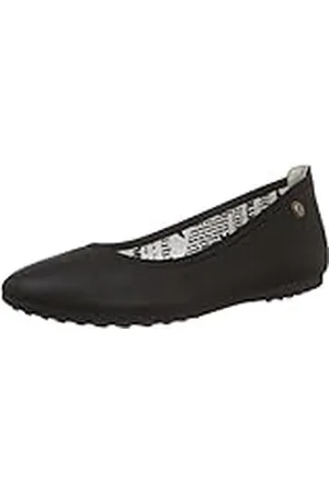 QS by s.Oliver 22129, Bailarinas con Punta Cerrada Mujer, Negro (Antic 002), 41 EU
