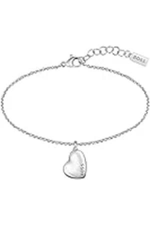 HUGO BOSS Jewelry Pulsera para Mujer Colección HONEY en Acero Inoxidable con un Charm con Forma de Corazón - 1580594