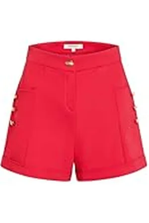 Morgan Short talle alto con botones Rosa 36