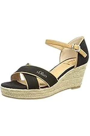 QS by s.Oliver 5-5-28307-26, Sandalias con cuña Mujer, , 37 EU