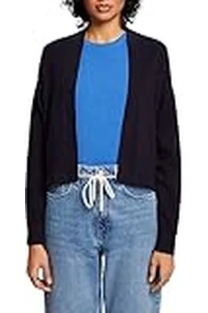 ESPRIT 043cc1i301 Suéter cárdigan, 400/azul Marino, S para Mujer