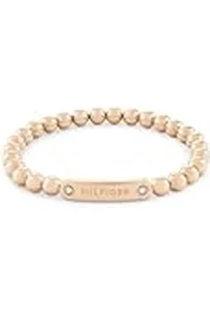 Tommy Hilfiger Jewelry Pulsera con cuentas para Mujer Colección de Acero inoxidable, oro amarillo o oro rosado