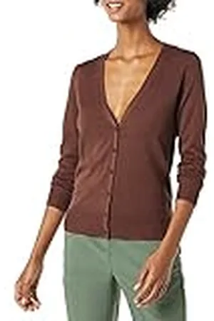 Amazon Jersey Ligero con Cuello de Pico (Disponible en Tallas Grandes) Mujer, , S