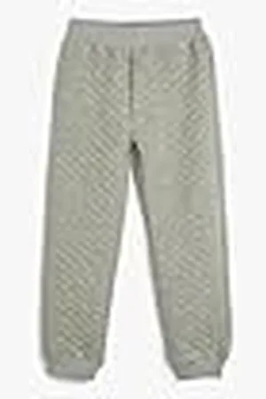 Koton Basic Quilted Jogger Sweatpants, Pantalones de chándal niñas,