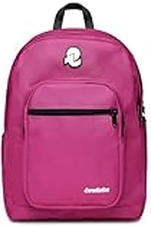 Invicta Mochila Doble Compartamiento JELEK PLAIN BACKPACK, Rosa - Mochila Escolar, Escuela Secundaria, Colegio, Universidad, para hombres, mujeres, chicos, chicas y adolescentes - Bols. Int. Organiz.