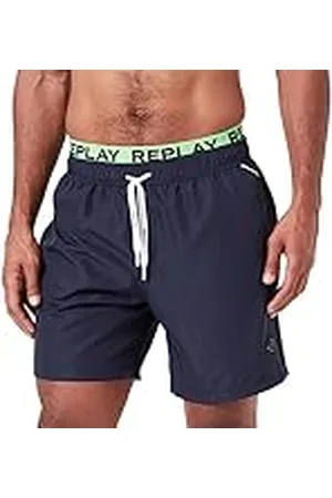 Replay LM1124.000.82972, Pantalones cortos Hombre, Azul , S