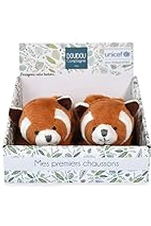 Doudou et Compagnie – Zapatillas – UNICEF – Caja abierta – Sonajero integrado – Idea de regalo de nacimiento para niña y niño – De 0 a 6 meses – DC4000