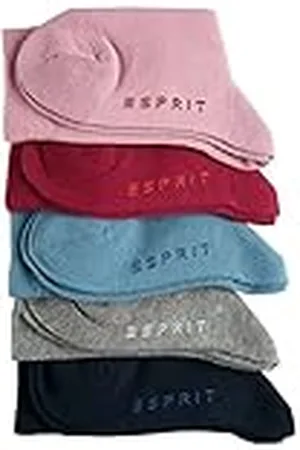ESPRIT Solid Mix Multipack K So algodón lisos 5 pares, Calcetines Unisex niños, , 31-34