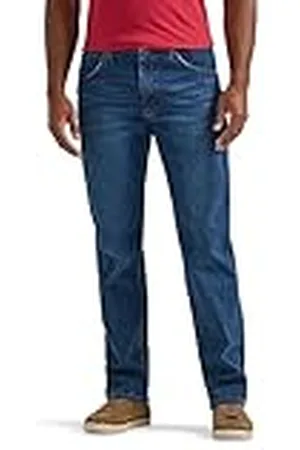 Wrangler Wrangler Classic Five-Pocket Regular Fit Straight Leg Jean Jeans, , 38W x 34L para Hombre