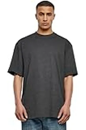Urban classics Camiseta básica de Manga Corta de Hombre, Cuello Redondo Normal, de algodón Grueso, Largo Oversize, Distintos Colores, Tallas S-6XL