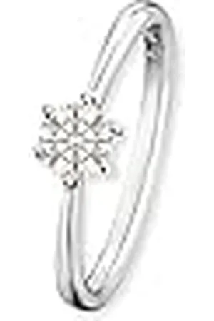 Engelsrufer Anillo Solitario Mujer Plata - ERR-SHINY-ZI-56