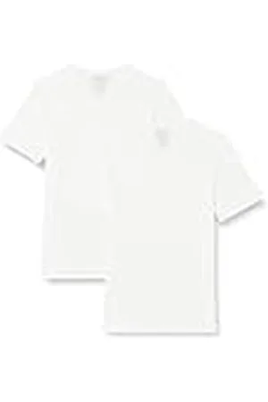 Dim Pack Camisetas termorreguladoras Algodón Cuello Redondo Hombre x2, Blanco, M