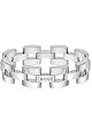HUGO BOSS Jewelry Pulsera de Eslabones para Hombre Colección SWAY de Acero Inoxidable - 1580511