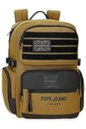 Pepe Jeans Bromley Mochila Portatablet Adaptable Portátil 15,6 pulgadas Amarillo 28x40x16 cms Poliéster 20,46L by Joumma Bags