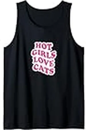 Original Cheddar Chicas calientes aman a los gatos Camiseta sin Mangas