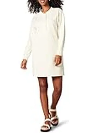 Amazon Vestido tipo sudadera de punto Henley (disponible en tallas grandes) Mujer, , 3XL Grande