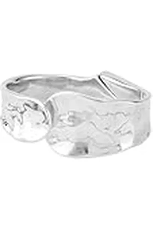 UNO de 50 UNOde50 Pulsera Rígida Bañada En Y Con Original Forma De Olas Superpuestas