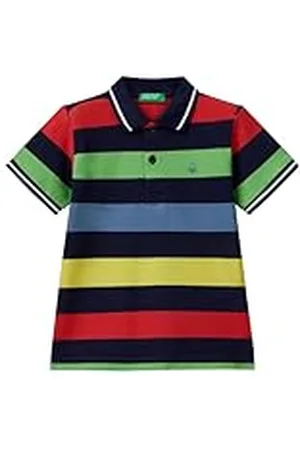 Benetton Maglia Polo M/M 39qag300v Camisa, , 2 años para Niños