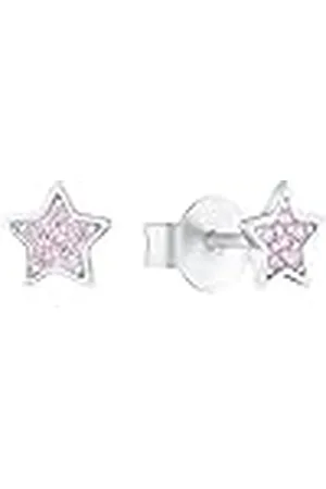 QS by s.Oliver Stud earrings 925 Sterling silver girls