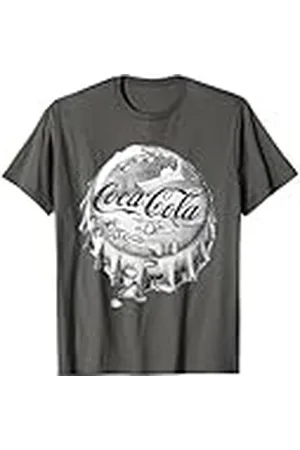 Coca-Cola Coca Cola Silver Coca Cola Tapa de Botella Camiseta