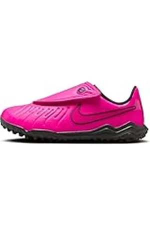 Nike Zapatillas de fútbol Bajas Jr. Tiempo Legend 10 Club TF para niños pequeños, Soccer Shoe, Fierce Pink/Black, 30 EU