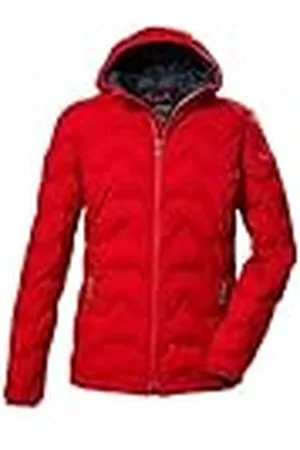 Killtec Mujer Chaqueta acolchada/chaqueta funcional con capucha KOW 8 WMN QLTD JCKT, dunkelrot, 44, 41805-000