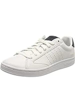 K-Swiss Lozan Klub LTH - Zapatillas de deporte para hombre, WHT/WHT/Peacoat SD, 43 EU