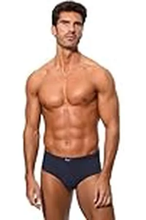 Abanderado Slip semicorto Esenciales Algodón 100% Hombre x1, Azul , 48