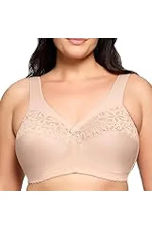 Glamorise Cotton Support Bra Sujetador con Copa Completa, , 100D (Talla del Fabricante: 38D) para Mujer