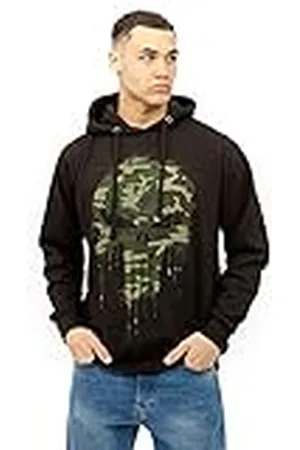 Marvel Punisher Skull Camo Chaqueta con Capucha de Skateboarding, , XXL Hombre