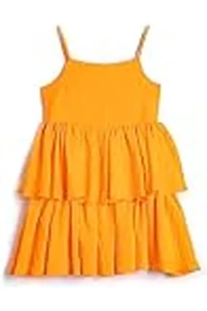 Koton Mini Dress Thin Strappy Tiered Viscose Fabric, Vestido niñas,