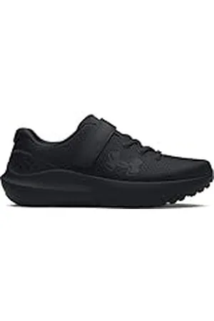Under Armour UA BPS Surge 4 AC Zapatillas para correr, ligeras deportivas para niño, color negro/negro/negro