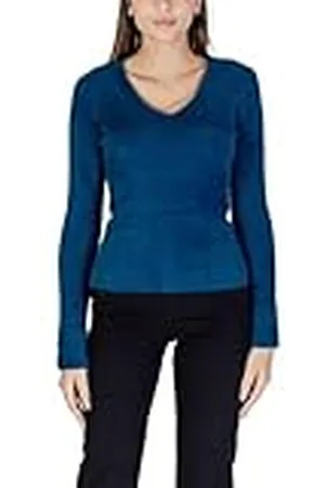 Morgan 212-moove Suéter pulóver, Azul Pato, XS para Mujer