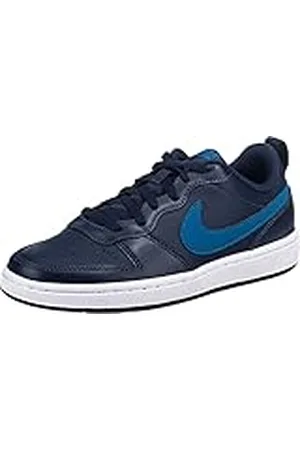 Nike Court Borough Low 2 (Psv), Zapatillas Bajas Unisex niños, Azul (Midnight Navy/Imperial Blue/Black), 33 EU