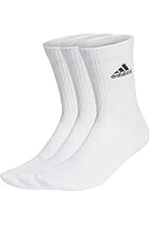adidas Unisex Calcetines clásicos Cushioned, White/Black, 25-27