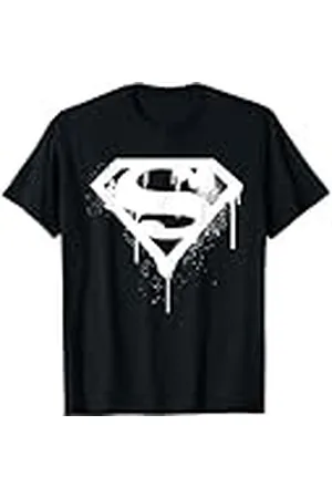 DC Comics Originals DC Superman Logo Doomsday Graffiti blanco Camiseta