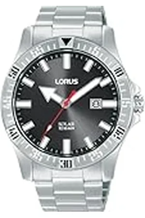 Lorus Reloj Analógico para Hombres de Cuarzo con Correa en Acero Inoxidable RX377AX9