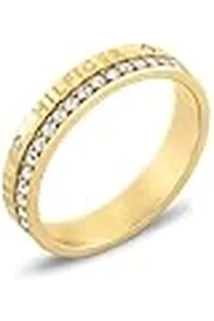 Tommy Hilfiger Jewelry Anillo para Mujer en Oro Amarillo con Cristales - 2780911D