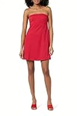 THE DROP Vienna Strapless Babydoll Mini Dress Vestidos, , XL